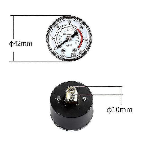 90-120psi Luftkompressor Grenrör Regulator Mätare Tryck Tålig Strömbrytare Kontroll S2024123013323