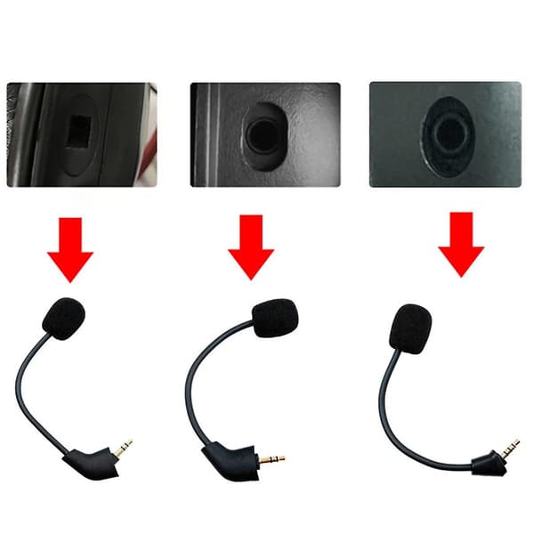 Erstatningsmikrofon for Hyper X Cloud II trådløst headset, 3.5mm mikrofon