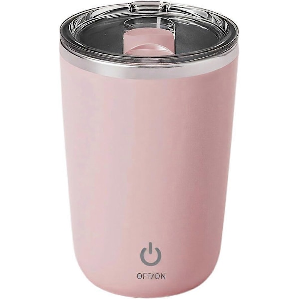 350ml Automatisk Blender Kaffe Mjölk Juice Blender Elektrisk Rostfritt Stål Pink