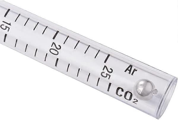 Co2 Professionel Gas Flow Meter Tester Flowmåler (ærteblæser) til Mig Tig Svejsermaskine Svejsning