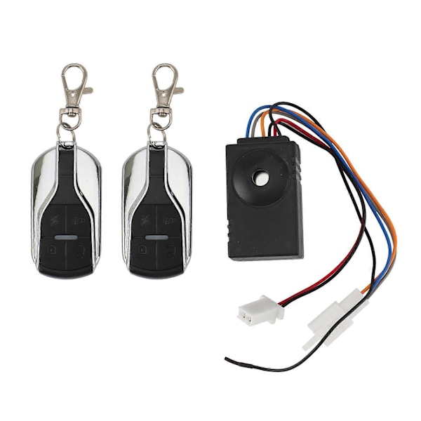 Ebike Alarmsystem 36V 48V 60V 72V med to kontakter til elektrisk cykel/scooter Ebike/børsteløs controller