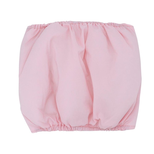 Magskydd för hanhundar vid inkontinens, återanvändbara tvättbara sanitetsbyxor i bomull för husdjur Pink XS