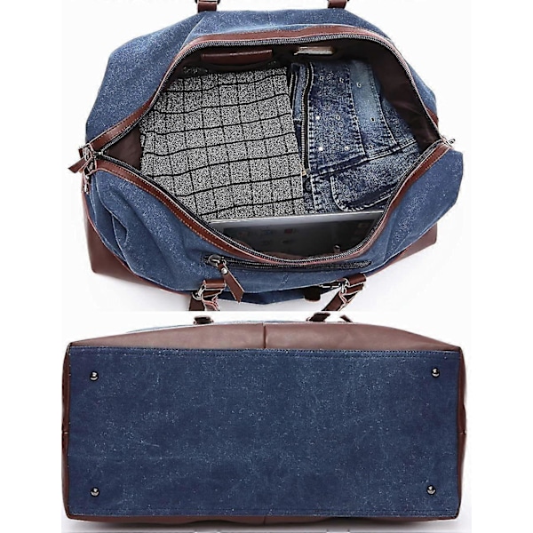 Baosha Hb-14 Canvas Rejsetaske Weekendtaske Håndbagage Rejse Duffel Overnatningstaske (Grøn)
