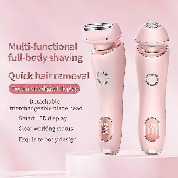 Silky Glide Pro, Silky Glide Pro Hårfjerner, Professionel Hårfjerner til Barbering pink