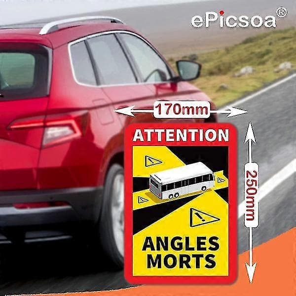 Angles Morts Dekal Husbil döda vinkeln-dekaler, 10-pack