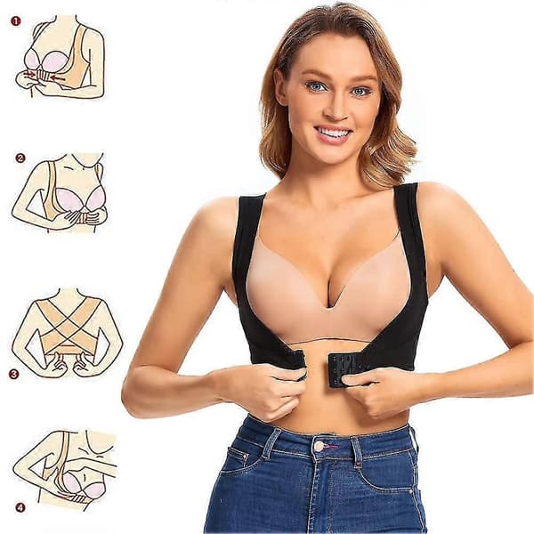 Humpback Posture Corrector Kvinder BH Støtte Bryst Brace Up Shapewear Kropsformer Til Hunchback