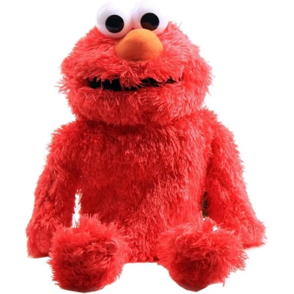 Elmo Docka Plysch Röd Nalle Handdocka Leksak Present, A,AB