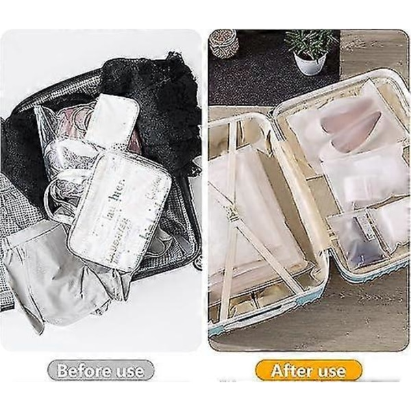 20 stk. frostede lynlåsposer til tøj, genlukkelige plastikposer til opbevaring af tøj 30X40CM