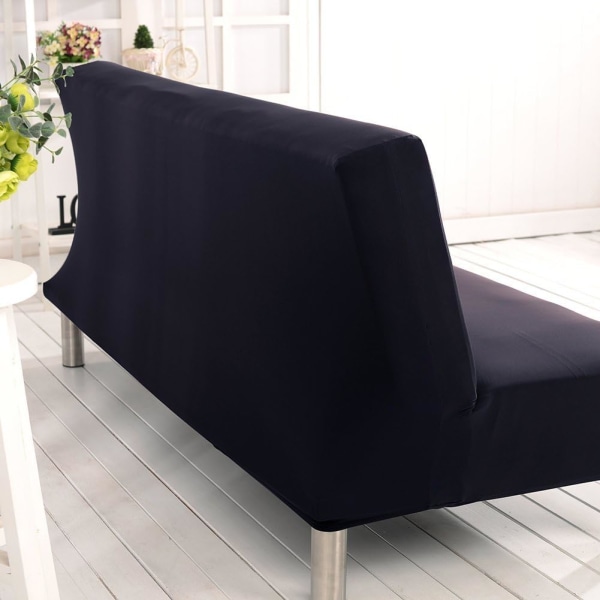 Elastisk Clac Cover 3-sits soffa, vardagsrum enfärgad