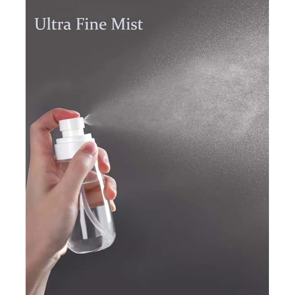 Pienet Suihkepullot 100ml, 3 kpl Hienosumu Suihkepullo Matkalle 100ml