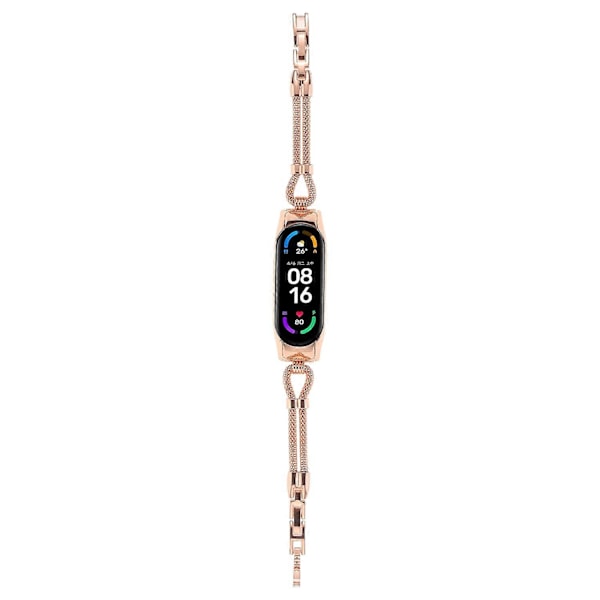 För Xiaomi Mi Band 7 Klockarmband Rose Gold