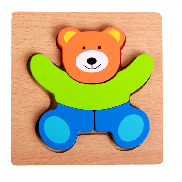 Baby Games - Wooden Puzzles, Montessori Toys for Children 1 2 3