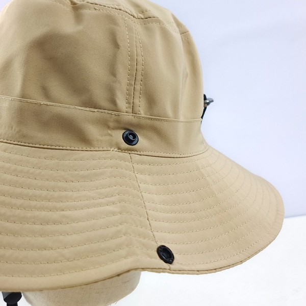 Outdoor Wide Brim Sun Hat(Khaki), Double Layer Classic Combat