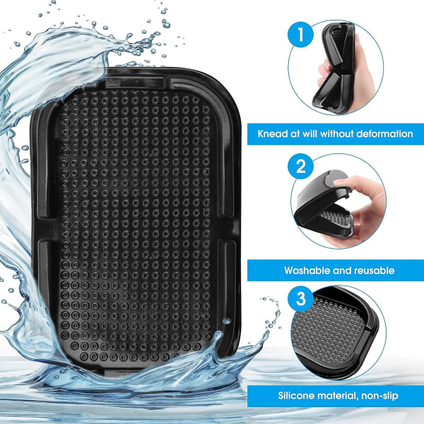 Bilinstrumentbræt Anti-Slip Måtte Grip Pad Telefon GPS Holder Måtte Anti-Slip Silikone Måtte Bil Anti-Slip Måtte