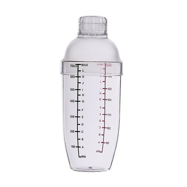 Blå 350/500/700/1000ml Transparent Dobbelt Kop Vinblander 700ML