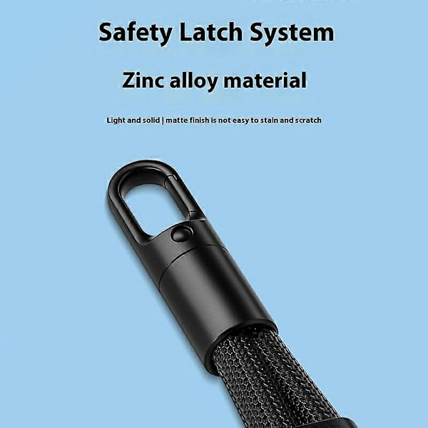 7mm Justerbar Håndledsrem Selvlåsende Telefon Lanyard med Tether Tab, 360-Graders Roterende Krog - Ye Yellow