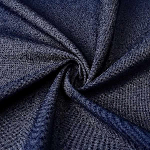 Rund Bordsduk av Kvalitetsväv 140cm 55\" Navy