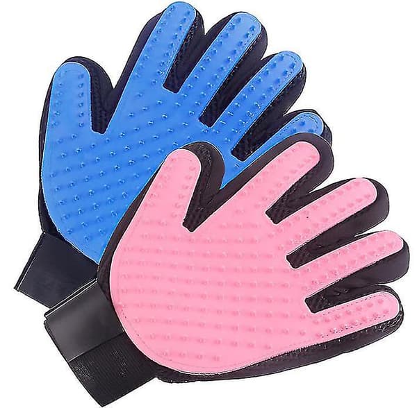 Kattepleiehanske for katteull right pink