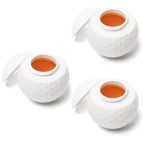 3 kpl Golfpallon muotoisia shottilaseja, golfpallo shottilasi, siisti golfpallo shottilasi, täydellinen lahja golfin harrastajille