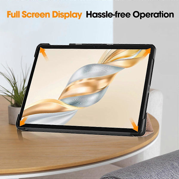 För Honor Pad X9 Pro Fodral Anti-Fall Läder Ställ Tablet Skydd - Roséguld Rose Gold