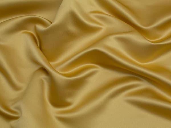 Minerva Classique Duchess Sateng Stoff Gullfarget - per meter Gold