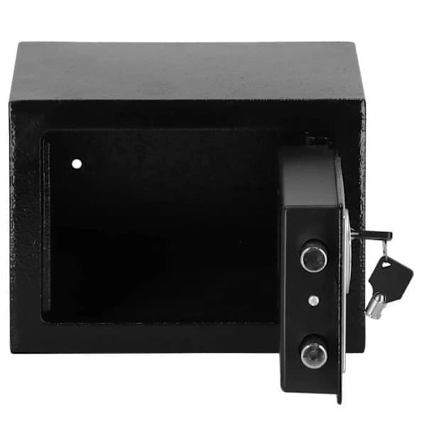 SPRINGOS® Nøgleskab med digital kode, robust sikkerhedsskab i stål 17 x 23 x 17 cm