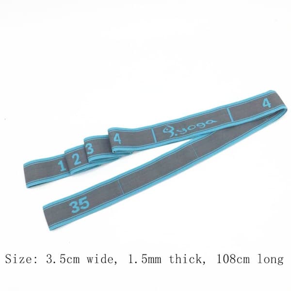 Elastiskt band Yogarep BLÅ Blue,A