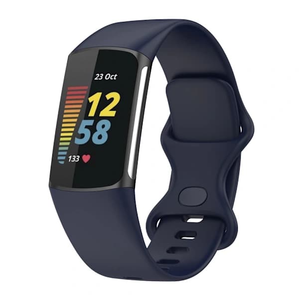 Fitbit Charge 6 / 5 Armband TPU (L) Mörkblå