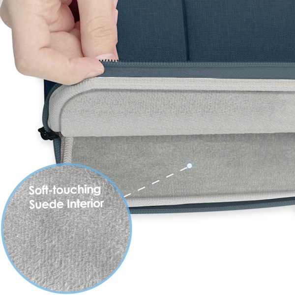 13-tommers Laptop Sleeve Veske for 2024-2022 MacBook Air 13,6 tommer med Apple M3 M2 Chip & MacBook Pro M2 Chip Tilbehør Reise Bæreveske i Canvas