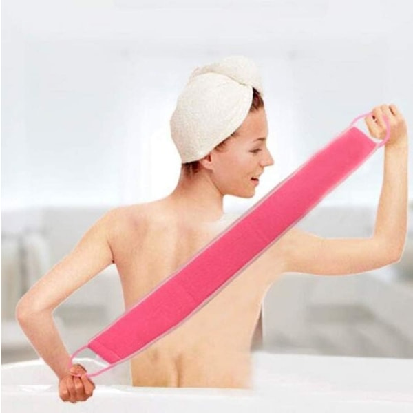 3pcs Loofahs Back Scrub Loofah Double Sided Shower Exfoliator