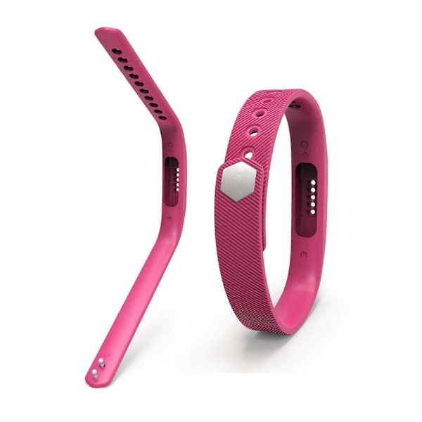 for Fitbit Flex 2 Bånd, Armbånd Rem Erstatningsbånd for Fitbit Flex 2 Rose red L