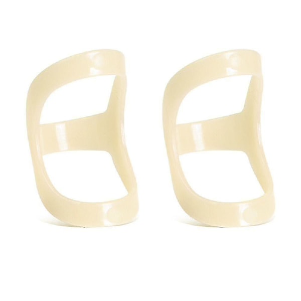 2 st Fingerskena Fingerfixering Fixeringshylsa Ledstöd Skydd Oval 8 1-8 Size 3