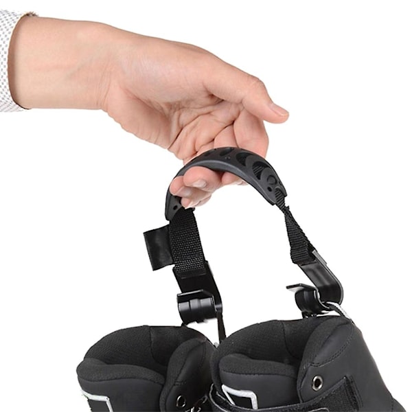2 st Skidpjäxbärremmar - Svarta, För Snowboard Sling Roller Skate
