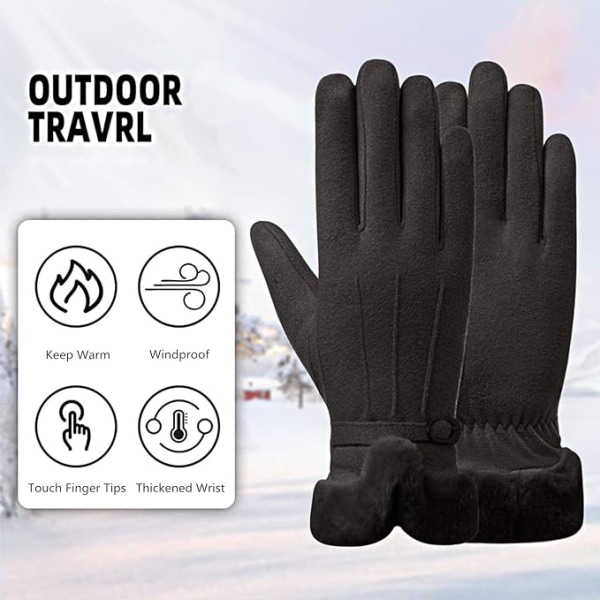 Touch Screen Women's Winter Gloves Women's Winter Gloves Warm