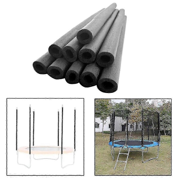 12 st Trampolinpolsterskydd, Trampolinpolstring Ersättning, Trampolin Skyddande Hylsor Skumrör
