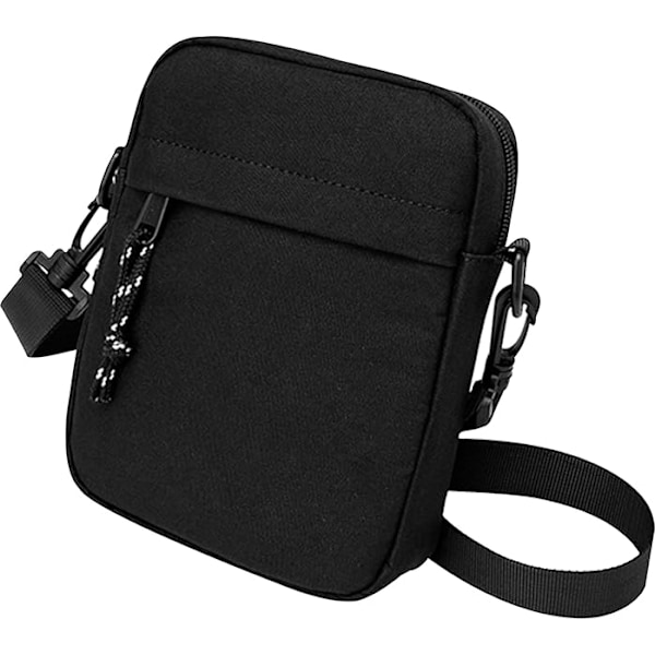 Små Crossbody Väskor, Nylon Axelväska för Kvinnor, Messenger Väskor för Män Reseplånbok Liten Handväska med Flera Blixtlåsfickor