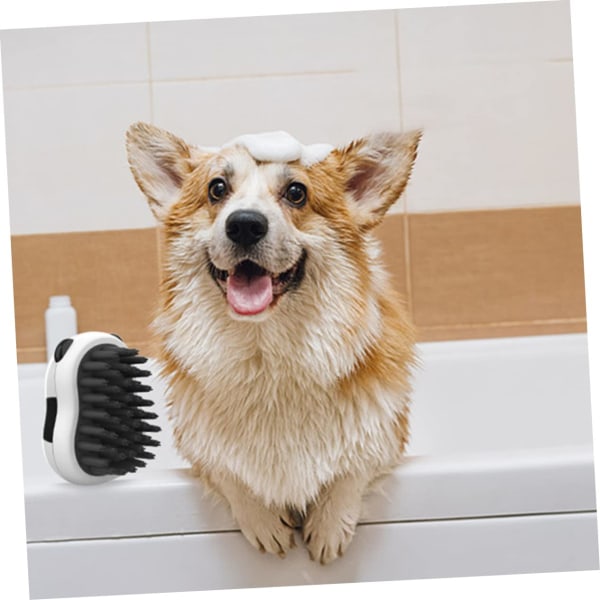 Massageborste för husdjur i silikon