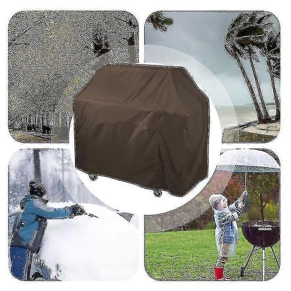 Vandtæt Grillovertræk i 3 størrelser Black 97*56*112cm