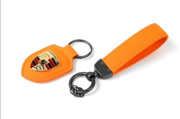 Porsche Nyckelring D Orange