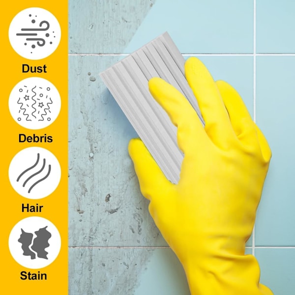 Super Dust Sponge, taianomainen pölynsiivosieni, kostea pölyhuiska kotitalouspölyjen puhdistukseen, sälekaihtimiin, lasille,