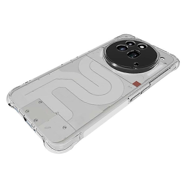 TPU-telefoncover til Nothing Phone (3a) Pro, skridsikkert, transparent mobiltelefoncover
