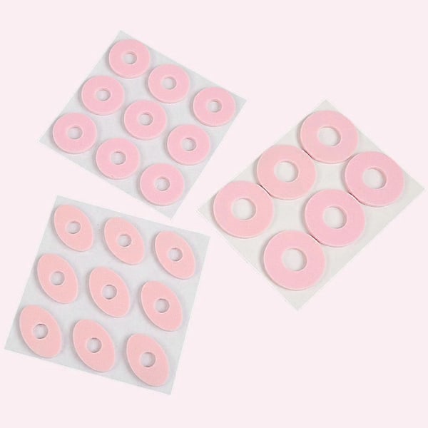 Oval Majsplåster Fotförhårdnader Kuddar Tåskydd Smärtlindring Pads Vård Ny