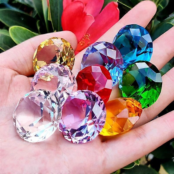 2 Lådor färgglada Stor Diamant Leksak Vacker Stor Diamant Leksak Rolig Stor Diamant Leksak