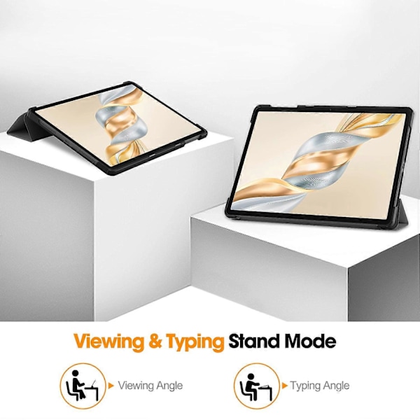 För Honor Pad X9 Pro Fodral Anti-Fall Läder Ställ Tablet Skydd - Grå Grey