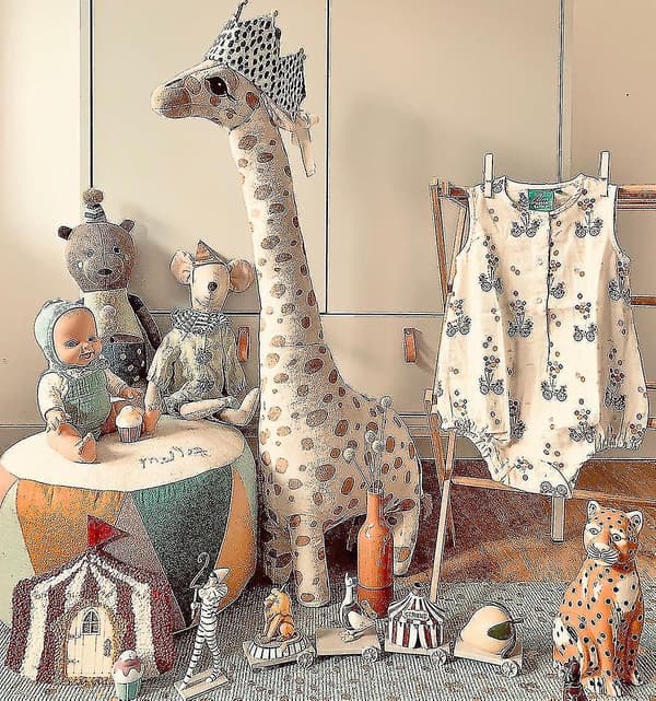 Stående Giraff Kosedyr Stor Høy Stor Giraff 45cm