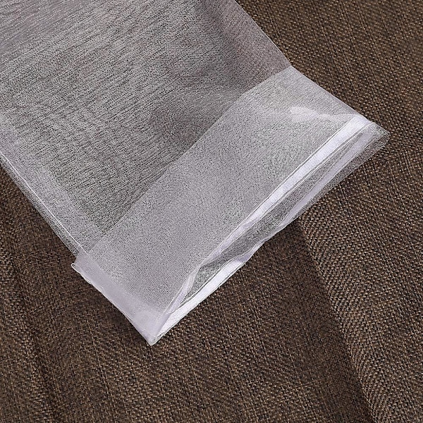 30 Organza Vinposer - Snøreposer til Festgaver i Hvid (37 X 14 Cm)