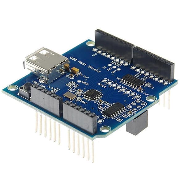 USB Host Shield 2.0 , UN A:lle, Yhteensopiva Android A DIY -elektroniikkamoduulikortin kanssa
