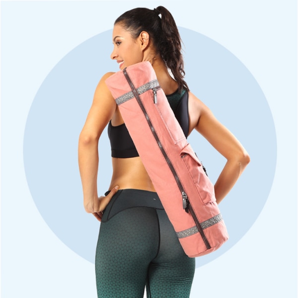 Yoga Bag, Yoga Mat Bag for Heavy Duty Yoga Mat Bæreveske med
