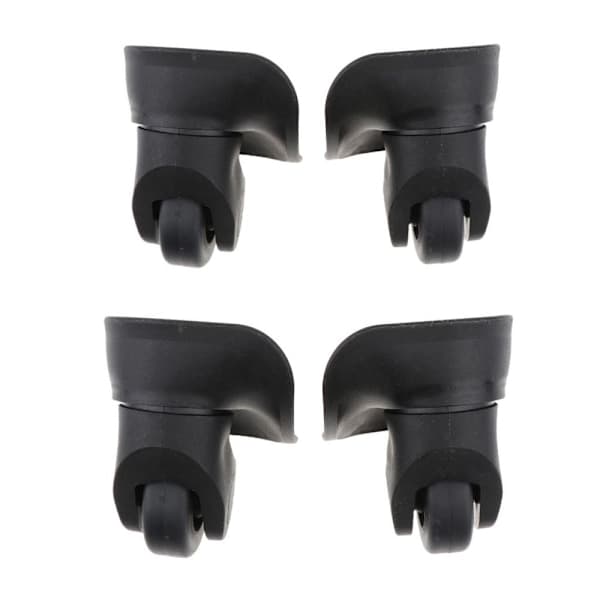 2 stk A08 Resv hjul til kufferter Reparation SORT L black L,A