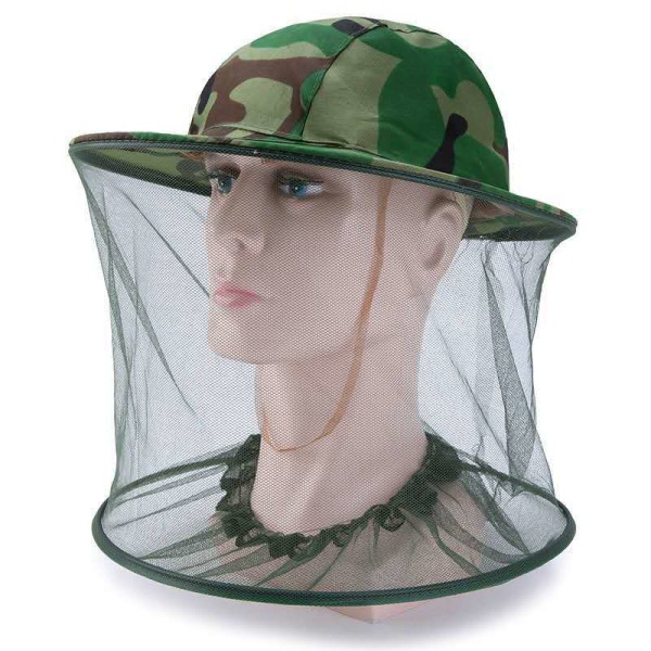 Hage birøkterlue Kamuflasjenett for utendørs myggnett